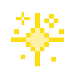 Obraz premium Sparkle pixel vector