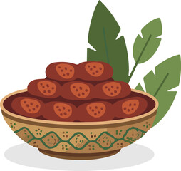 vector illustration of a flower in a pot