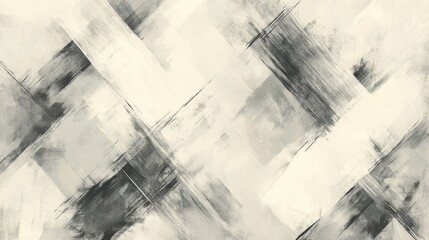 Abstract artwork featuring overlapping brush strokes and various textures
