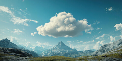 Fototapeta premium Blue Sky Cloud 