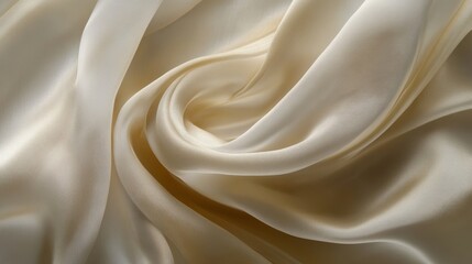 Obraz premium A silken cascade, a whisper of luxury, the silk is soft texture enveloped the viewer in an ethereal embrace.