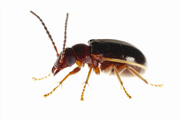 Limenitis artemis astyanax isolate captured in detailed view. Generative AI