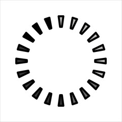 Loading bar icons. website load bar vector icon set. Set loadingbar progress icon, Circle loader collection. Loading status, Loading isolated. Load symbol, load vector icons, buffering vector icon