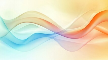 Abstract colorful waves background, design template