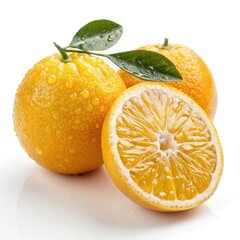 orange on white background