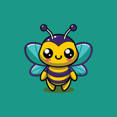 Fototapeta premium bee and honey