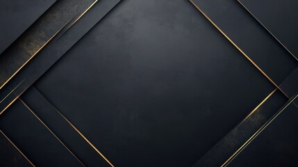 Obraz premium Abstract dark gold lines background design