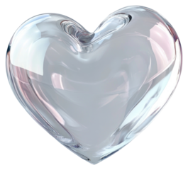 PNG White heart-shape transparent symbol glass.