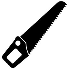 saw isolated on white background