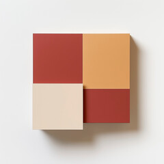 Fototapeta premium Beautiful contrasting backdrop with soft, non-reflective matte paper, creating a minimalist and sunny design with a modern aesthetic.