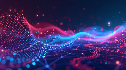 Abstract Waves of Energy in a Digital Space
