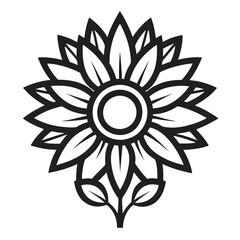 abstract flower vector