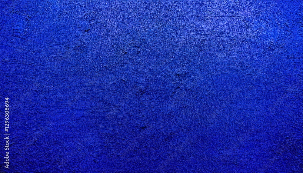 Poster textured deep blue rough plaster wall background with uneven stucco pattern for modern design, graphic projects, and abstract compositions

