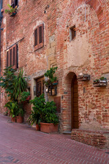 The village of Certaldo in Tuscany