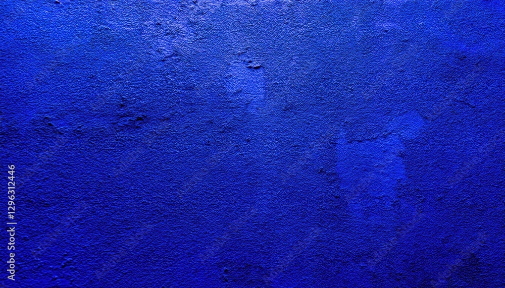 Poster textured deep blue rough plaster wall background with uneven stucco pattern for modern design, graphic projects, and abstract compositions

