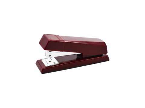 Office stapler isolated on a transparent background