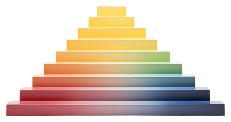 Fototapeta premium PNG Steps white background architecture technology.