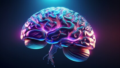 Obraz premium A fusion of art and neuroscience inspires wonder. 