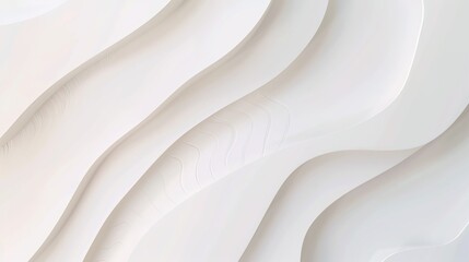 Obraz premium Explore the Serene Elegance of Minimalist White Gradient Backgrounds: Timeless Design for Modern Projects. These versatile backgrounds blend soft, seamless transitions of white tones to create a clean