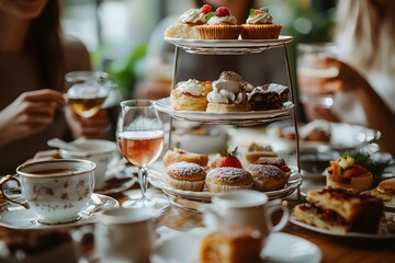 cakes and tea