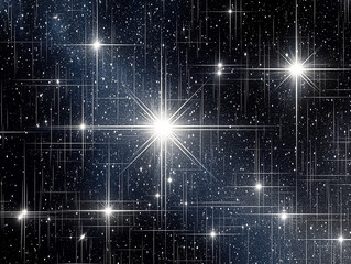 Fototapeta premium Nighttime background with stars