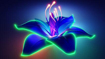 Flor luminosa avatar	