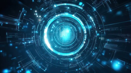 Obraz premium Futuristic data flow, network, technology, digital, abstract, background, website, concept