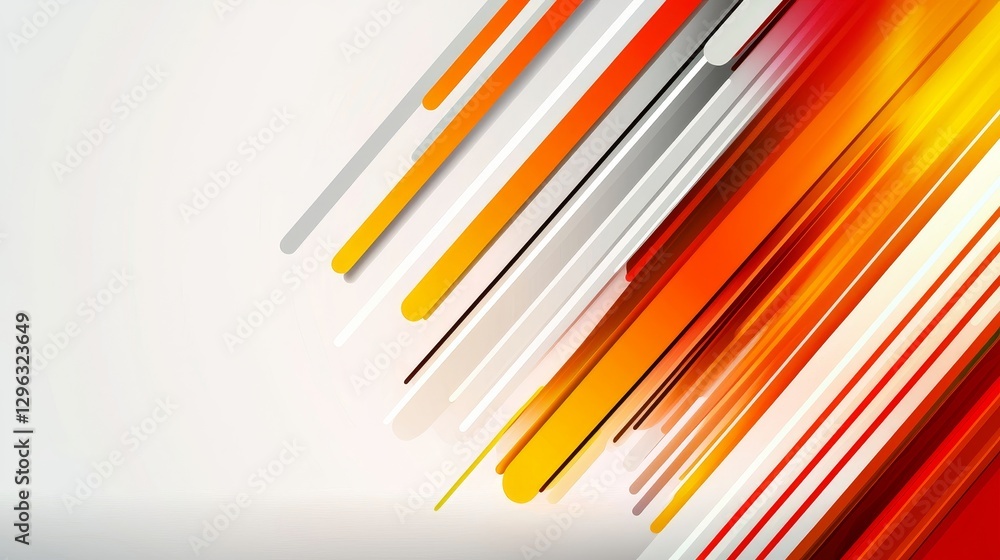 Poster an abstract white background with a textured pattern, featuring layered geometric triangle shapes an