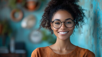 Workplace productivity concept with a smiling worker focused on a task, 8K high-quality clear photo