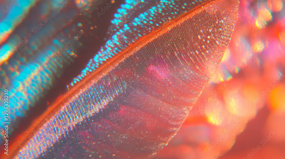 Poster intricate patterns on colorful butterfly wing reflecting vibrant nature and biodiversity