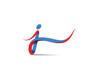 J Logo Branding Identity Corporate vector font design.