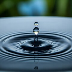 Waterdrops theme and image of water drops original theme.