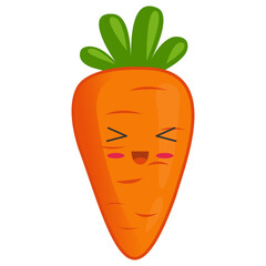 Cute Cartoon Carrot Illustration