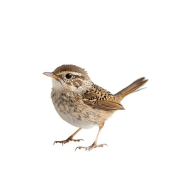 Fototapeta premium tiny wren with brownish plumage