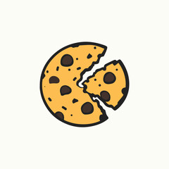 Freshly Baked Chocolate Chip Cookie Icon