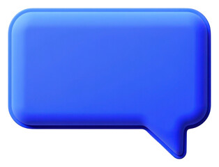 Fototapeta premium PNG Sapphire-blue long rectangle shape illustration graphic speech.