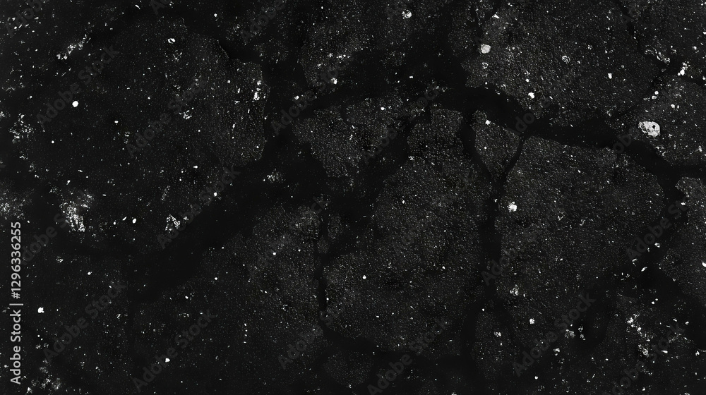 Poster textured asphalt background with cracks and potholes for urban design projects
