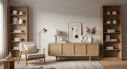 Elegant Scandinavian-Inspired Living Space