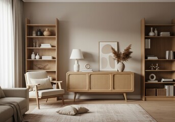 Elegant Scandinavian-Inspired Living Space