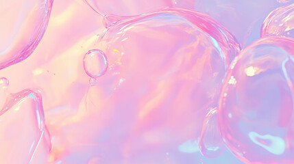 Iridescent bubble texture background for creative designs