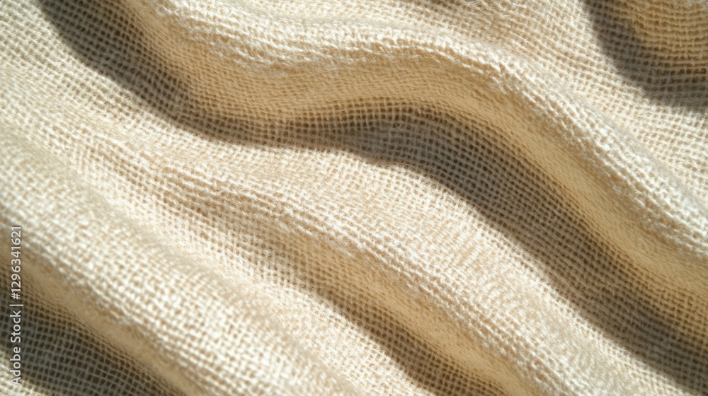 Aufkleber natural burlap fabric texture with coarse weave for rustic design and craft projects