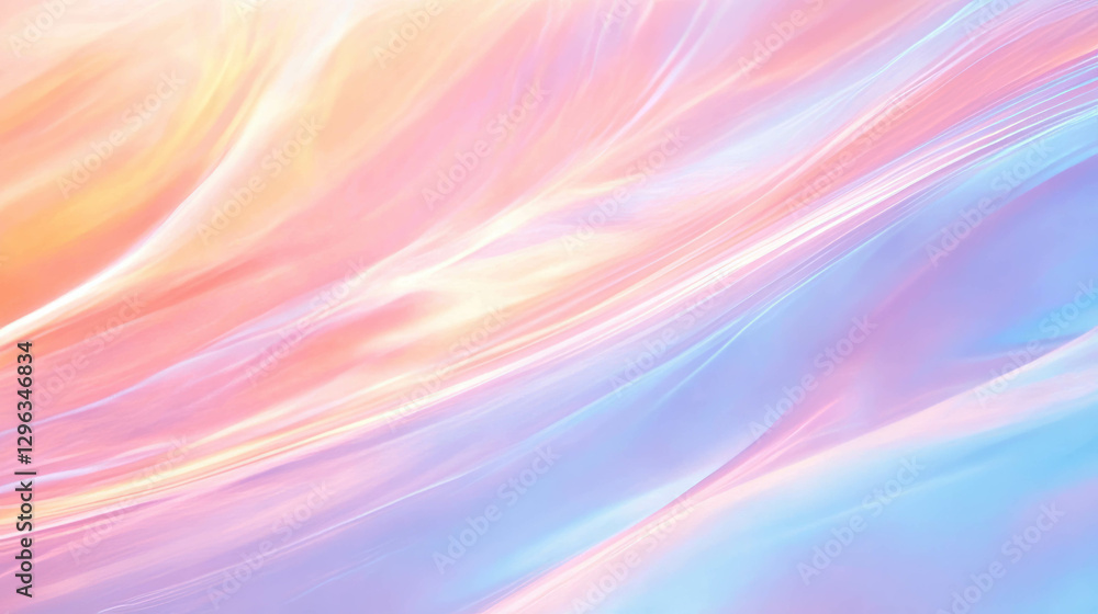 Poster colorful flow of energy streams in abstract vibrant background for design