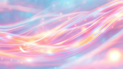 Obraz premium Vibrant background of colorful energy streams and flowing light for design