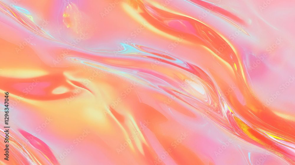 Poster vibrant abstract background with colorful liquid candy texture for creative designs