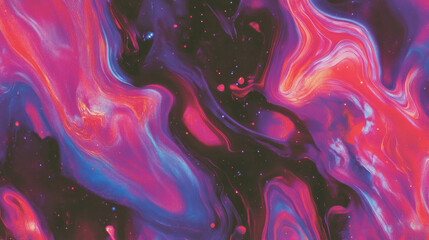 Fototapeta premium Cosmic nebula background with vibrant colorful swirls for artistic design