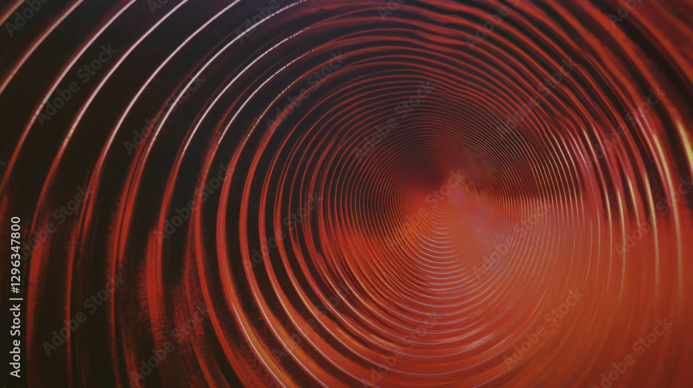 Aufkleber Abstract background with concentric circles and thin lines for design and decoration