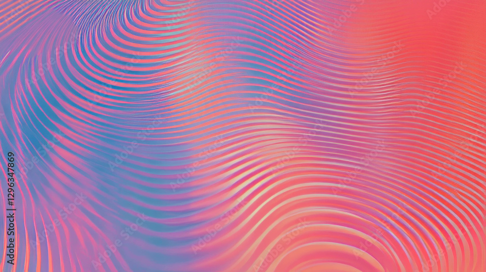 Poster vibrant abstract background with colorful concentric circles for artistic design