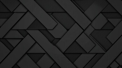 Dark Geometric Abstract Background with Layered Shapes and Textures