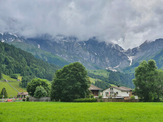 Obraz premium Engelberg village in Switzerland