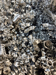 Mixed stainless steel and duplex turnings to be recycled